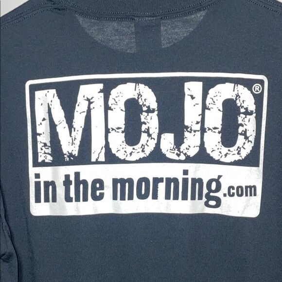 Port and Company Black and Red Short Sleeve Tee - Picture 6 of 7